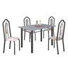 Conjunto de Mesa 120x75cm Tampo Granito com 4 Cadeiras Bianca  - 2