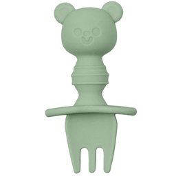 Kit Talher Ursinho em Silicone Verde com Escudo Buba 15815 - 3