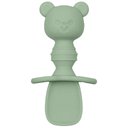 Ver imagem 2 de Kit Talher Ursinho em Silicone Verde com Escudo Buba 15815