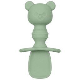 Kit Talher Ursinho em Silicone Verde com Escudo Buba 15815 - 2