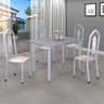 Conjunto de Mesa 120x75cm Tampo Granito com 4 Cadeiras Bianca  - 1