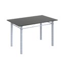 Ver imagem 4 de Conjunto de Mesa 120x75cm Tampo Ardósia com 4 Cadeiras Bianca Branco/Arabesco/Mart Pérola/Indiano