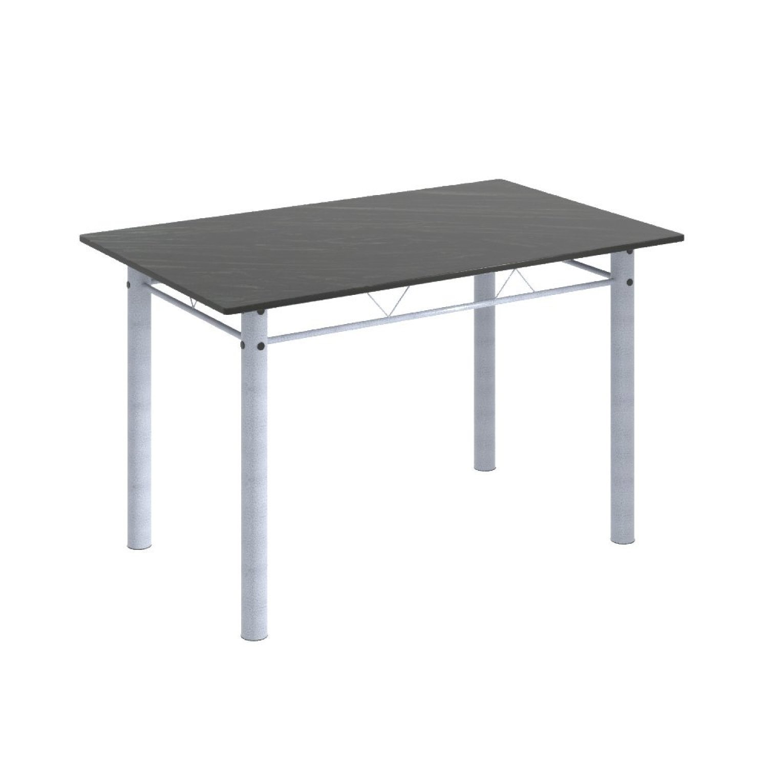 Conjunto de Mesa 120x75cm Tampo Ardósia com 4 Cadeiras Bianca  - 4