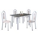 Ver imagem 2 de Conjunto de Mesa 120x75cm Tampo Ardósia com 4 Cadeiras Bianca