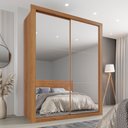 Ver imagem 2 de Guarda Roupa Espelhado 2 Portas 2 Gavetas Costa Rica 