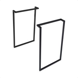 Suportes Pé Kit Mesa Estilo Industrial Moderna Ferro Preto