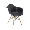 Ver imagem 6 de Kit 2 Cadeiras Eames Braço Polipropileno Base Madeira Eiffel Espresso Móveis
