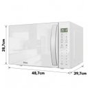 Ver imagem 6 de Micro-Ondas Philco 28L PMO31B Limpa Fácil Branco 127V