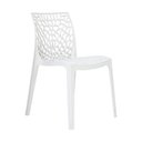 Ver imagem 5 de Kit 2 Cadeiras Vazada em Polipropileno Gruvyer Espresso Móveis