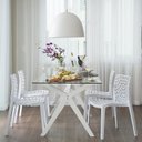 Ver imagem 3 de Kit 4 Cadeiras Vazada em Polipropileno Gruvyer Espresso Móveis