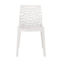 Ver imagem 6 de Kit 4 Cadeiras Vazada em Polipropileno Gruvyer Espresso Móveis