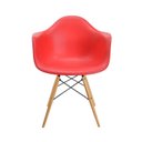 Ver imagem 6 de Kit 4 Cadeiras Eames Braço Polipropileno Base Madeira Eiffel Espresso Móveis