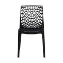 Ver imagem 6 de Kit 2 Cadeiras Vazada em Polipropileno Gruvyer Espresso Móveis