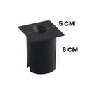 Ver imagem 3 de Balizador de Parede Led Quadrado 2w 3000k Branco Quente Bivolt Preto