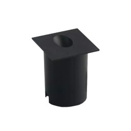 Balizador de Parede Led Quadrado 2w 3000k Branco Quente Bivolt Preto - 1