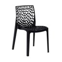 Ver imagem 4 de Kit 4 Cadeiras Vazada em Polipropileno Gruvyer Espresso Móveis