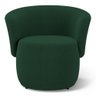 Poltrona Decorativa Aisha Orgânica Bouclê Verde - Desk Design - 6