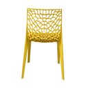 Ver imagem 2 de Kit 2 Cadeiras Vazada em Polipropileno Gruvyer Espresso Móveis