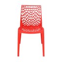 Ver imagem 5 de Kit 4 Cadeiras Vazada em Polipropileno Gruvyer Espresso Móveis