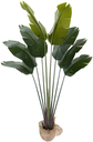 Ver imagem 1 de Planta Bananeira Artificial Grande 1.8m Ravenala Premium