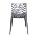 Ver imagem 2 de Kit 2 Cadeiras Vazada em Polipropileno Gruvyer Espresso Móveis