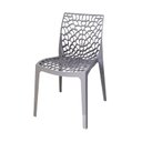 Ver imagem 7 de Kit 4 Cadeiras Vazada em Polipropileno Gruvyer Espresso Móveis