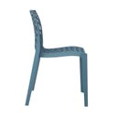 Ver imagem 5 de Kit 2 Cadeiras Vazada em Polipropileno Gruvyer Espresso Móveis