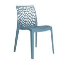 Ver imagem 6 de Kit 4 Cadeiras Vazada em Polipropileno Gruvyer Espresso Móveis