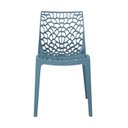 Ver imagem 7 de Kit 4 Cadeiras Vazada em Polipropileno Gruvyer Espresso Móveis