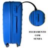 Mala de Viagem Rodinha Abs 10kg Rígida Cor: Azul Bebe - 4