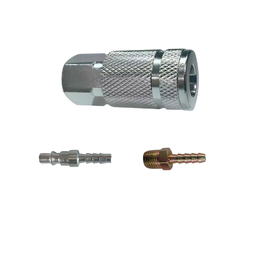 Kit Engate Rápido com Conector Espigão e Espigão Fixo 1/4" - 2