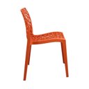 Ver imagem 5 de Kit 4 Cadeiras Vazada em Polipropileno Gruvyer Espresso Móveis