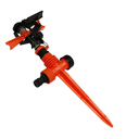 Ver imagem 2 de Kit 2 Irrigadores Espiga Jardim Horta Canteiro Mangueira Aspersores Giratório Setorial Pulso