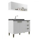 Ver imagem 2 de Cozinha Compacta Carol 4 Portas 3 Gavetas Branco - Jcarvalho
