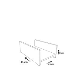 Suporte para Cpu Natural em Mdf - 2