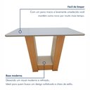 Ver imagem 7 de Mesa de Jantar 120x80cm Tampo MDF/Vidro Apogeu 