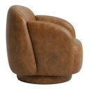 Ver imagem 6 de Kit 2 Poltronas Decorativa Avany Giratória Corano Caramelo - Nexta Casa