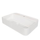 Ver imagem 3 de Cuba Sobrepor Topázio 59x34 Branca Grande para Banheiro Luxo Lojas Movelove