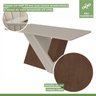 Mesa de Jantar 170x90cm Tampo MDF/Vidro Vênus Móveis Lopas - 2