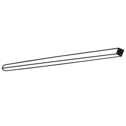Kit 18 Pés de Metal 90 CM Hairpin Legs Aparador e Mesa de Canto Preto - 5