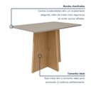 Ver imagem 5 de Mesa de Jantar 120x80cm Tampo MDF/Vidro Celebrare