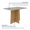 Ver imagem 6 de Mesa de Jantar 120x80cm Tampo MDF/Vidro Celebrare