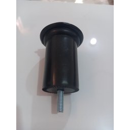 Pé para Cama Box e Sofá 8cm de Altura Resistente Preto Kit 12 Unidades - 2