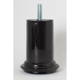 Pé para Cama Box e Sofá 8cm de Altura Resistente Preto Kit 12 Unidades - 1