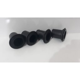 Pé para Cama Box e Sofá 8cm de Altura Resistente Preto Kit 12 Unidades - 3