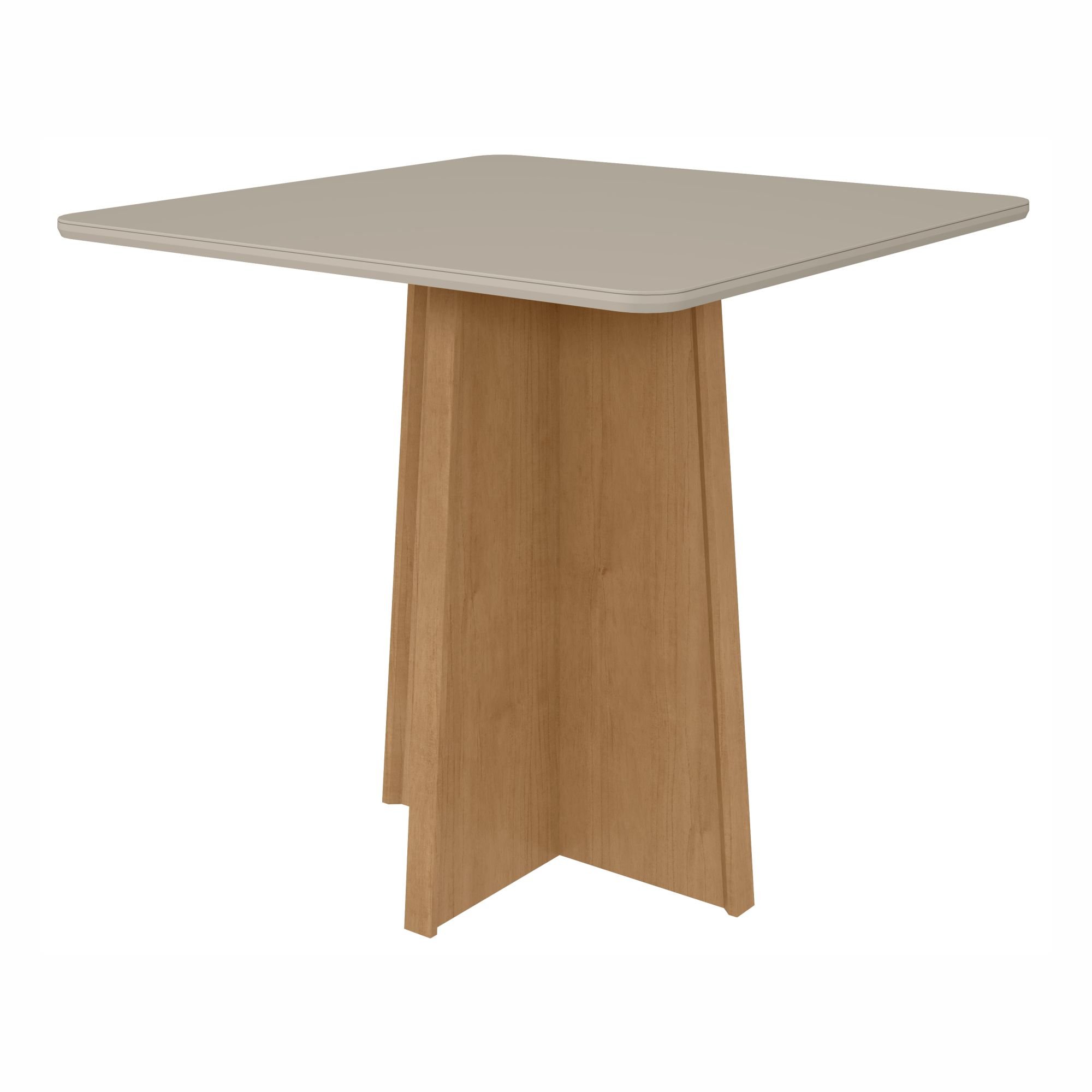 Mesa de Jantar 90x90cm Tampo MDF/Vidro Celebrare - 10