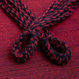 Rede de Dormir Jeans Life Basic Vermelho com Preto - 2