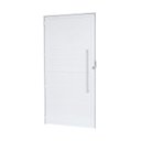 Ver imagem 1 de Porta de Alumínio Lambri 210x90cm Batente 4cm Cristal Branco Ramassol Abertura Esquerda