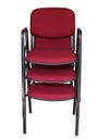 Ver imagem 2 de Kit com 3 Cadeiras para Auditórios Linha Hotel Auditório Vermelho