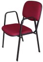 Ver imagem 4 de Kit com 3 Cadeiras para Auditórios Linha Hotel Auditório Vermelho